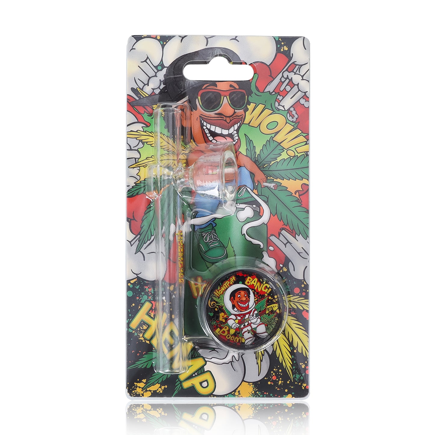 HONEYPUFF Set Multi-color metal pipe plastic smoke grinder Cigarette shop accessories