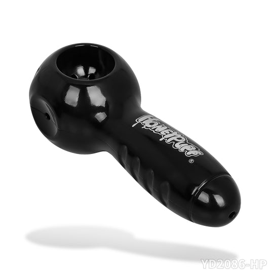 HONEYPUFF black zinc alloy removable laser custom logo with filter tip pipe smoking accessories