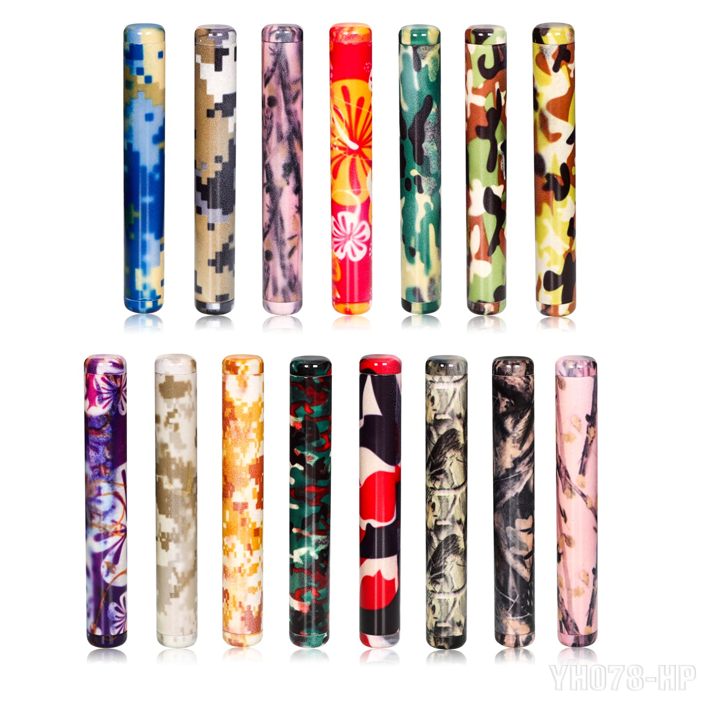 Porte-cigarettes Honeypuff 110 mm en alliage d'aluminium, anti-odeurs, 24 pièces/boîte