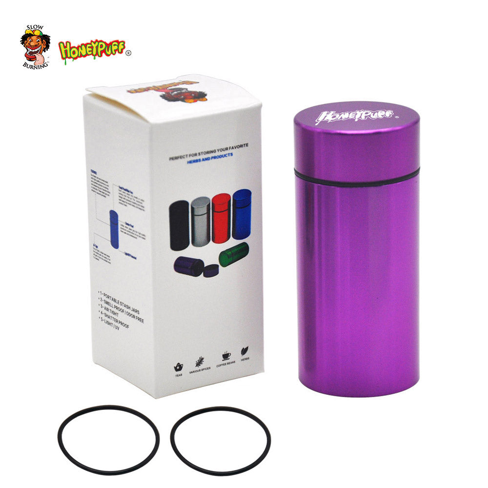 Étui à cigarettes Honeypuff 74 x 34 mm en alliage d'aluminium et métal multicolore pour tabac et herbes, accessoires pour cigarettes
