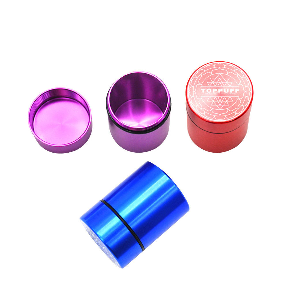Honeypuff 46 X 34mm Tobacco Metal Aluminum Alloy, Multi-Colored Metal Herbal Case Cigarette Case Cigarette Accessories