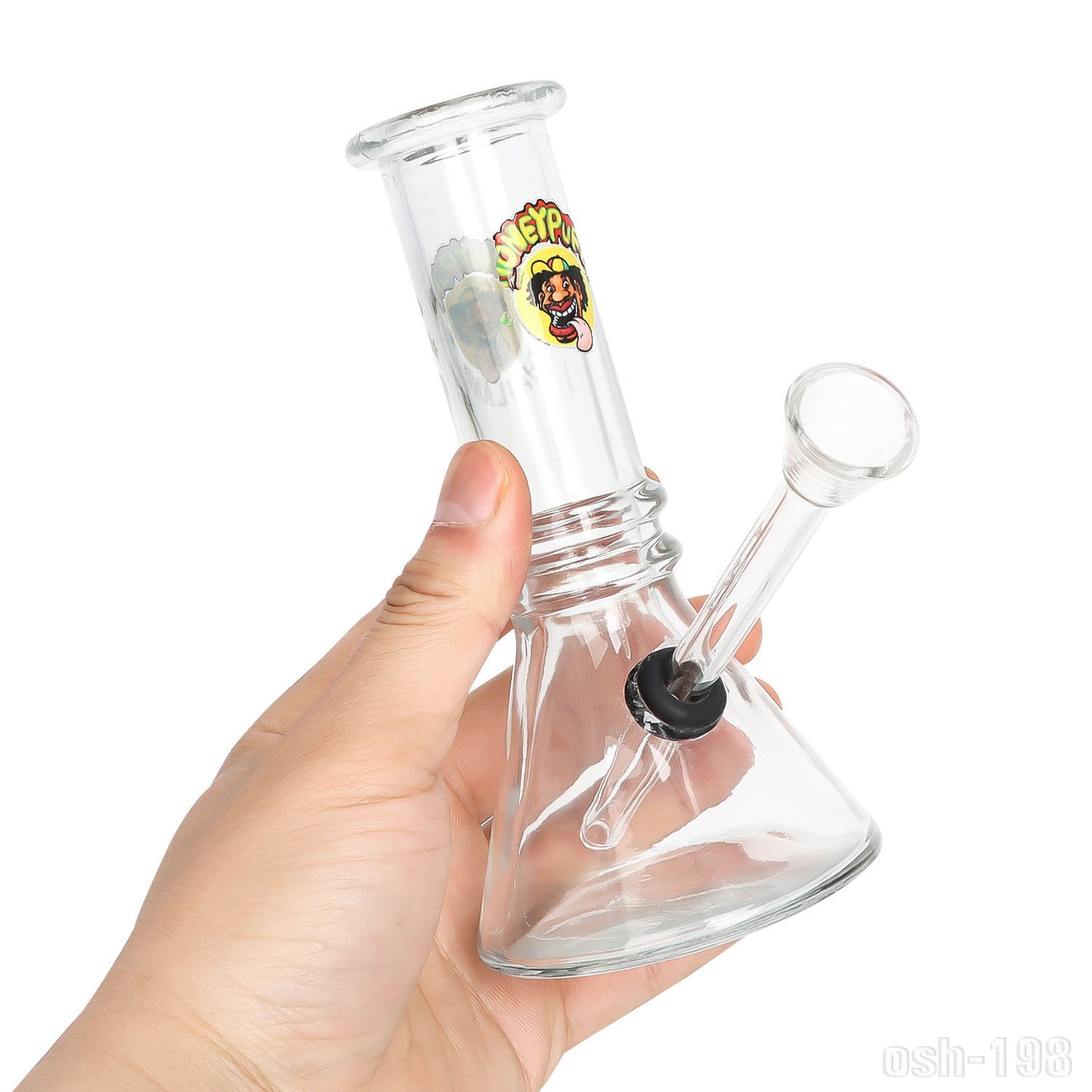 Honeypuff brand small glass bong mini glass bong