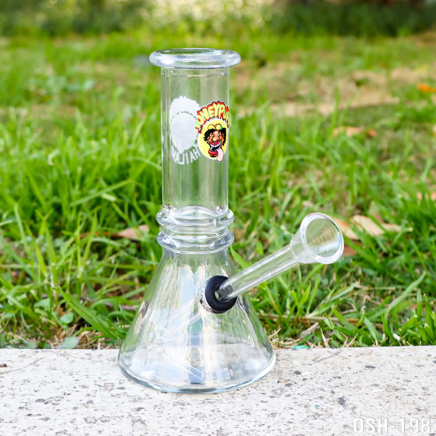 Honeypuff brand small glass bong mini glass bong