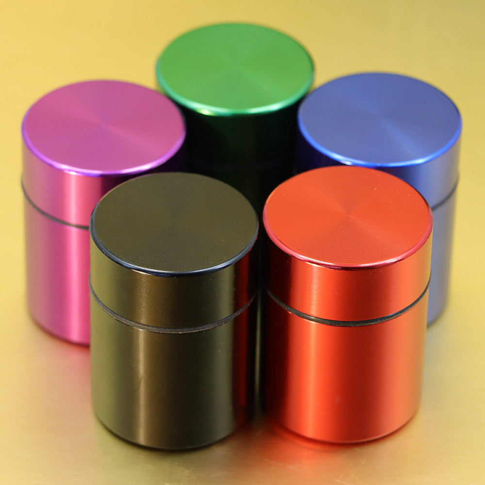 Honeypuff 46 X 34mm Tobacco Metal Aluminum Alloy, Multi-Colored Metal Herbal Case Cigarette Case Cigarette Accessories