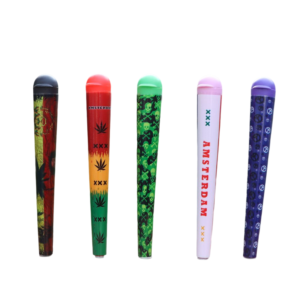 HONEYPUFF 120 mm Plastic Joint Holder, Smell Proof Cigarette Holder, 48 PCS / Box