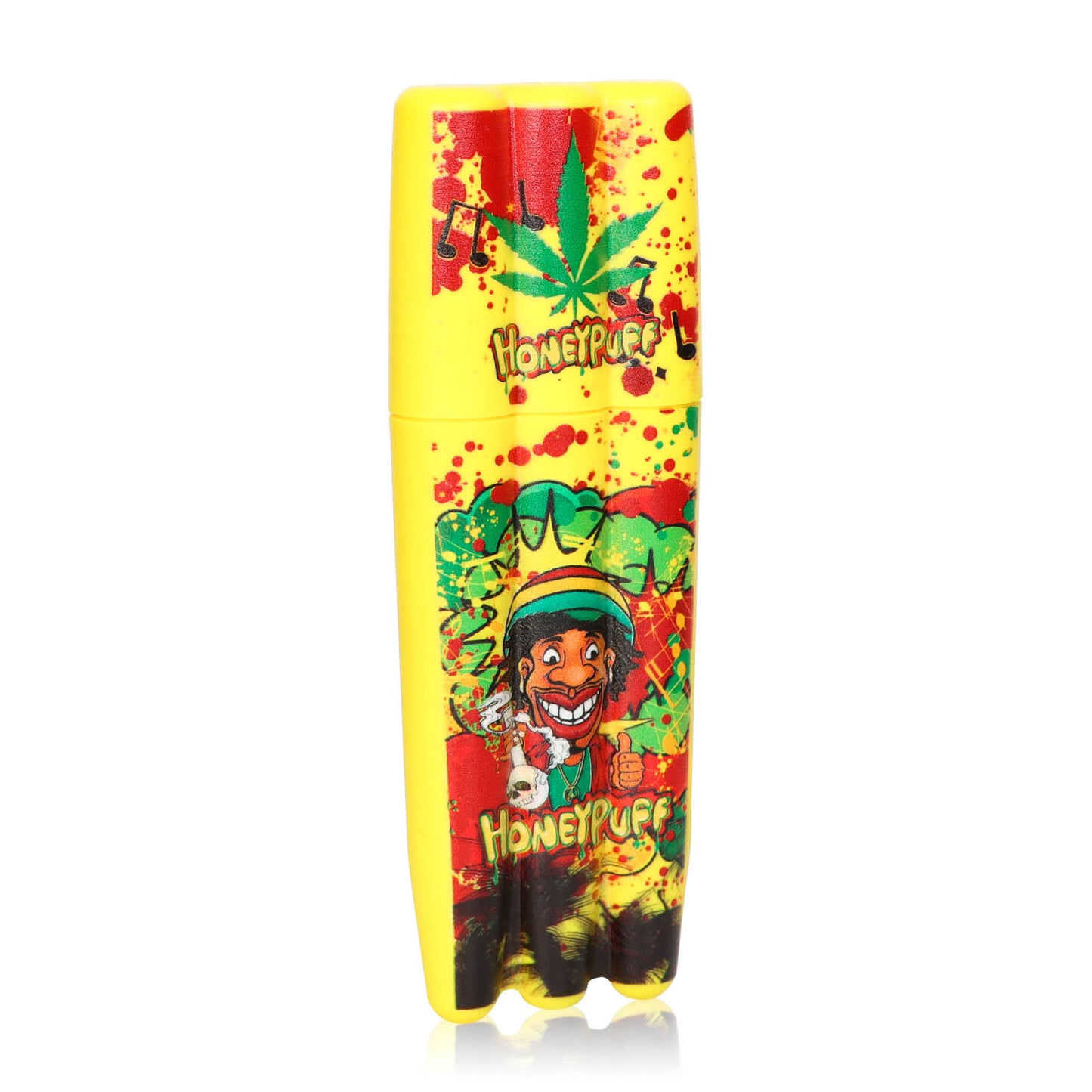 HONEYPUFF 5 Joint Holder, Smell Proof Pre Roll Cone Holder Case, 121 mm Yellow Joint Case, 12 PCS / Box