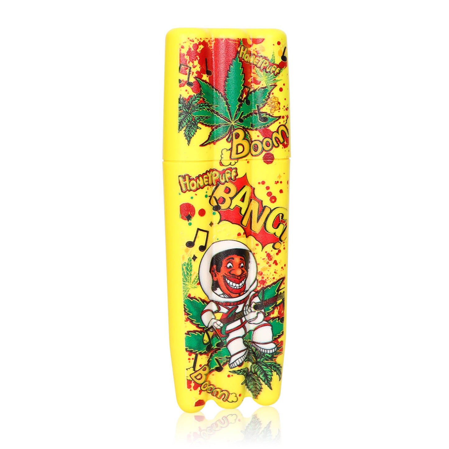 HONEYPUFF 5 Joint Holder, Smell Proof Pre Roll Cone Holder Case, 121 mm Yellow Joint Case, 12 PCS / Box