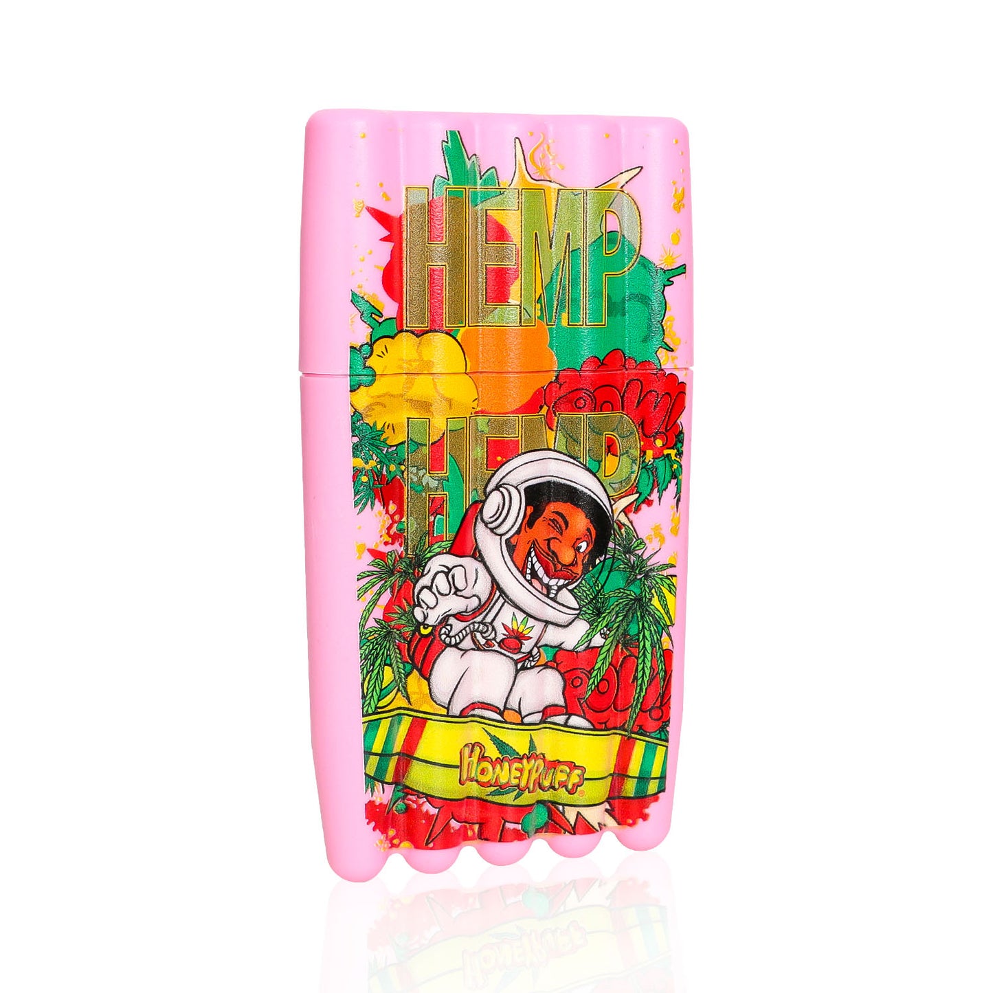 HONEYPUFF 5 Joint Holder, Smell Proof Pre Roll Cone Holder Case, 121 mm Pink Joint Case, 12 PCS / Box