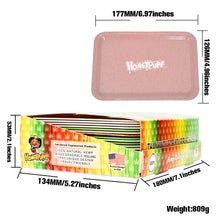 Load image into Gallery viewer, HONEYPUFF Biodegradable Plastic Rolling Tray, Material Plant Cigarette Rolling Tray, Smooth Round Edge Rolling Paper Tray
