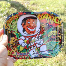 Load image into Gallery viewer, HONEYPUFF Guitar Series Rolling Tray Metal Tin 3d Herb Rolling Tobacco Tray
