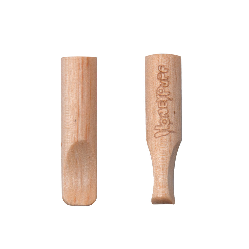 HONEYPUFF Grape Flavored Wood Rolling Filter Tips, 34 mm Cigarette Holder, 120 Tips / Jar
