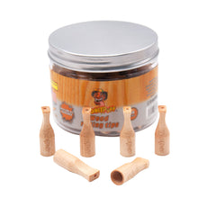 Load image into Gallery viewer, HONEYPUFF Organic Flavored Wood Rolling Filter Tips, 34 mm Cigarette Holder, 60 Tips / Jar
