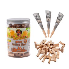 Load image into Gallery viewer, HONEYPUFF Honey Flavored 35mm Wood Rolling Filter Tips Smoking Wooden Mouth Tips