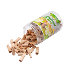 Load image into Gallery viewer, HONEYPUFF Sugarcane Flavored 35mm Wood Rolling Filter Tips Smoking Wooden Mouth Tips