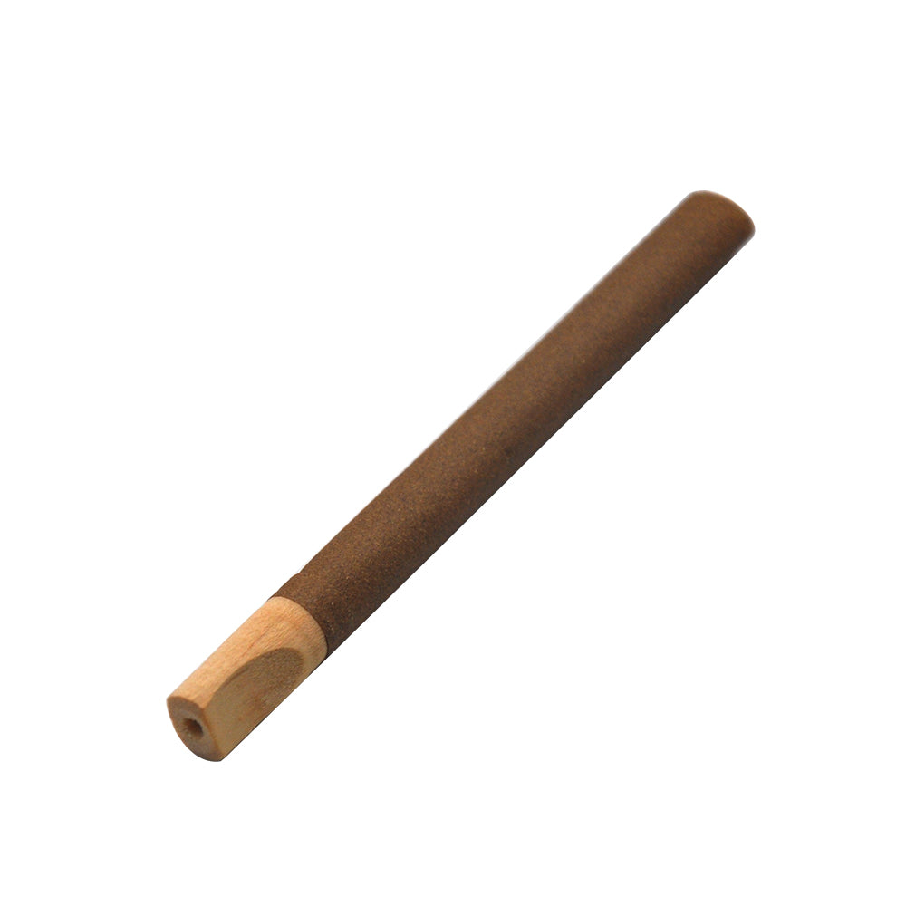 HONEYPUFF 98 mm Banana Flavored Pre Rolled Cones, Wood Tips Rolling Cones & Glass Cigarette Holder, 1 PCS /Tube 24Tubes / Box