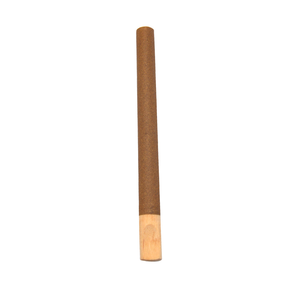 HONEYPUFF 98 mm Banana Flavored Pre Rolled Cones, Wood Tips Rolling Cones & Glass Cigarette Holder, 1 PCS /Tube 24Tubes / Box