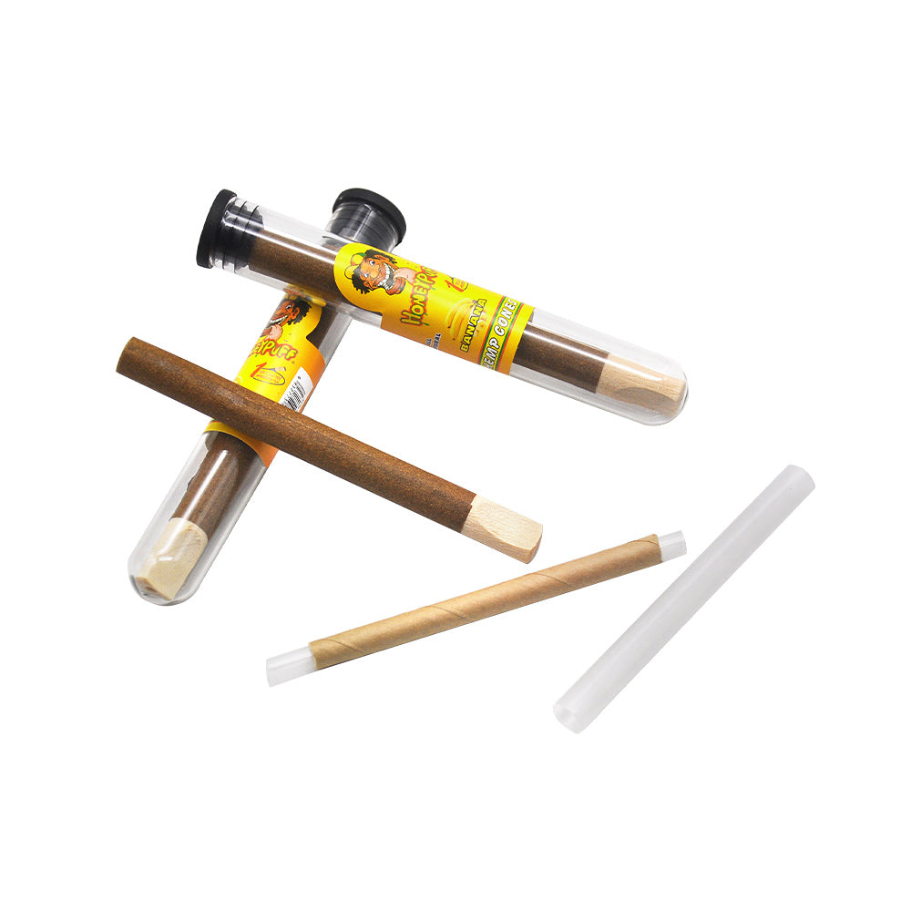 cones for rolling cigarettes HONEYPUFF 98 mm Banana Flavored Pre Rolled Cones, Wood Tips Rolling Co