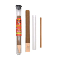 Load image into Gallery viewer, HONEYPUFF Cherry Flavors Pre Rolled Cones with Wood Tips, King Size Rolling Paper &amp; Glass Cigarette Holder, Slow Burning Rolling Cones, 1 PCS/ Tube 24 Tubes/Box