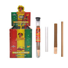 Load image into Gallery viewer, HONEYPUFF Cherry Flavors Pre Rolled Cones with Wood Tips, King Size Rolling Paper &amp; Glass Cigarette Holder, Slow Burning Rolling Cones, 1 PCS/ Tube 24 Tubes/Box