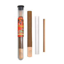 Load image into Gallery viewer, HONEYPUFF Watermelon Flavors Pre Rolled Cones with Wood Tips, King Size Rolling Paper &amp; Glass Cigarette Holder, Slow Burning Rolling Cones, 1 PCS/ Tube 24 Tubes/Box
