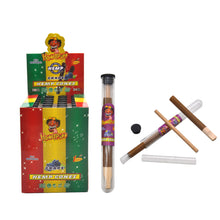 Load image into Gallery viewer, HONEYPUFF Grape Flavors Pre Rolled Cones with Wood Tips, King Size Rolling Paper &amp; Glass Cigarette Holder, Slow Burning Rolling Cones, 1 PCS/ Tube 24 Tubes/Box
