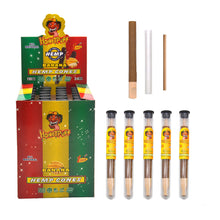 Load image into Gallery viewer, HONEYPUFF Banana Flavors Pre Rolled Cones with Wood Tips, King Size Rolling Paper &amp; Glass Cigarette Holder, Slow Burning Rolling Cones, 1 PCS/ Tube 24 Tubes/Box