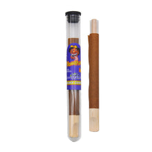 Load image into Gallery viewer, HONEYPUFF Blueberry Flavors Pre Rolled Cones with Wood Tips, King Size Rolling Paper &amp; Glass Cigarette Holder, Slow Burning Rolling Cones, 1 PCS/ Tube 24 Tubes/Box
