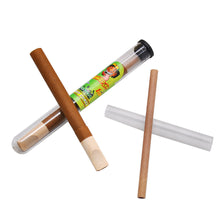 Load image into Gallery viewer, HONEYPUFF Vanilla Flavors Pre Rolled Cones with Wood Tips, King Size Rolling Paper &amp; Glass Cigarette Holder, Slow Burning Rolling Cones, 1 PCS/ Tube 24 Tubes/Box
