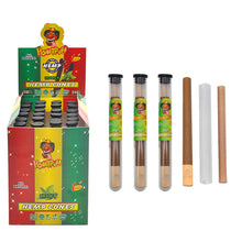 Load image into Gallery viewer, HONEYPUFF Mint Flavors Pre Rolled Cones with Wood Tips, King Size Rolling Paper &amp; Glass Cigarette Holder, Slow Burning Rolling Cones, 1 PCS/ Tube 24 Tubes/Box