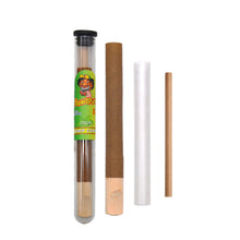 Load image into Gallery viewer, HONEYPUFF Mint Flavors Pre Rolled Cones with Wood Tips, King Size Rolling Paper &amp; Glass Cigarette Holder, Slow Burning Rolling Cones, 1 PCS/ Tube 24 Tubes/Box
