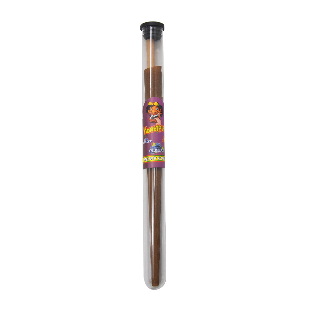 HONEYPUFF Grape Flavors Pre Rolled Cones with Tips, King Size Pre Rolled Rolling Paper, Natural Rolling Papers & Glass Cigarette Holder, 3Cone/Tube 24Tubes/Box