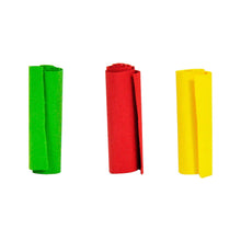 Load image into Gallery viewer, HONEYPUFF Rasta Colors Cigarette Rolling Tips, Slim Size 21 X 60mm Tips,50 Sheets
