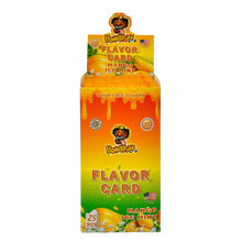 Load image into Gallery viewer, HONEYPUFF Mango Ice Mint Flavour Cards, King Size Cigarette Insert Infusion, Natural Flavour Card
