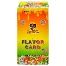 Load image into Gallery viewer, HONEYPUFF Watermelon Ice Mint Flavour Cards, King Size Cigarette Insert Infusion, Natural Flavour Card