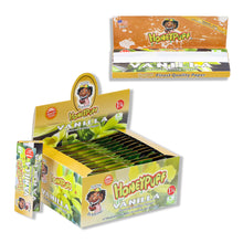 Load image into Gallery viewer, HONEYPUFF 1 1/4 Size Vanilla Flavored Rolling Papers, Slow Burning Cigarette Rolling Papers (50 PCS)