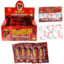 Load image into Gallery viewer, HONEYPUFF 1 1/4 Size Cherry Flavor Rolling Papers, Natural Cigarette Rolling Papers, 50 PCS