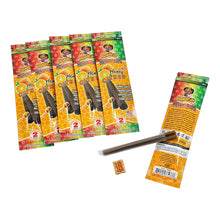 Load image into Gallery viewer, HONEYPUFF Orange Flavored Pre Rolled Cones, King Size Pre Rolled Rolling Paper with Tips, Slow Burning Rolling Cones, 2 PCS / Pack 12 Packs / Box
