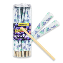 Load image into Gallery viewer, HONEYPUFF Grape Flavor Pre Rolled Cones, King Size Pre Rolled Rolling Paper with Tips, Slow Burning Papers (72 PCS)
