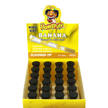Load image into Gallery viewer, HONEYPUFF Banana Flavors Pre Rolled Cones With Wood Tips, King Size Rolling Paper &amp; Glass Cigarette Holder Slow Burning Rolling Cones