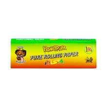 Load image into Gallery viewer, HONEYPUFF 11/4 Size Rolling Paper with Tips Organic Hemp Rolling Papers