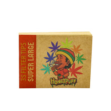 Load image into Gallery viewer, HONEYPUFF 60*47mm Mini Size Rolling Paper Tips, Natural Brown Rolling Tips, 35 Pieces