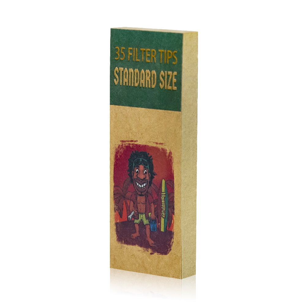 HONEYPUFF Brown Mini Size Rolling Paper Tips, Natural Rolling Papers, 35 Pcs Rolling Paper Tips