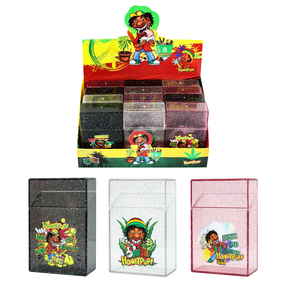 HONEYPUFF Plastikzigarettenetui 92*60*27mm Zigarettenschachtel für rauchendes Zubehör