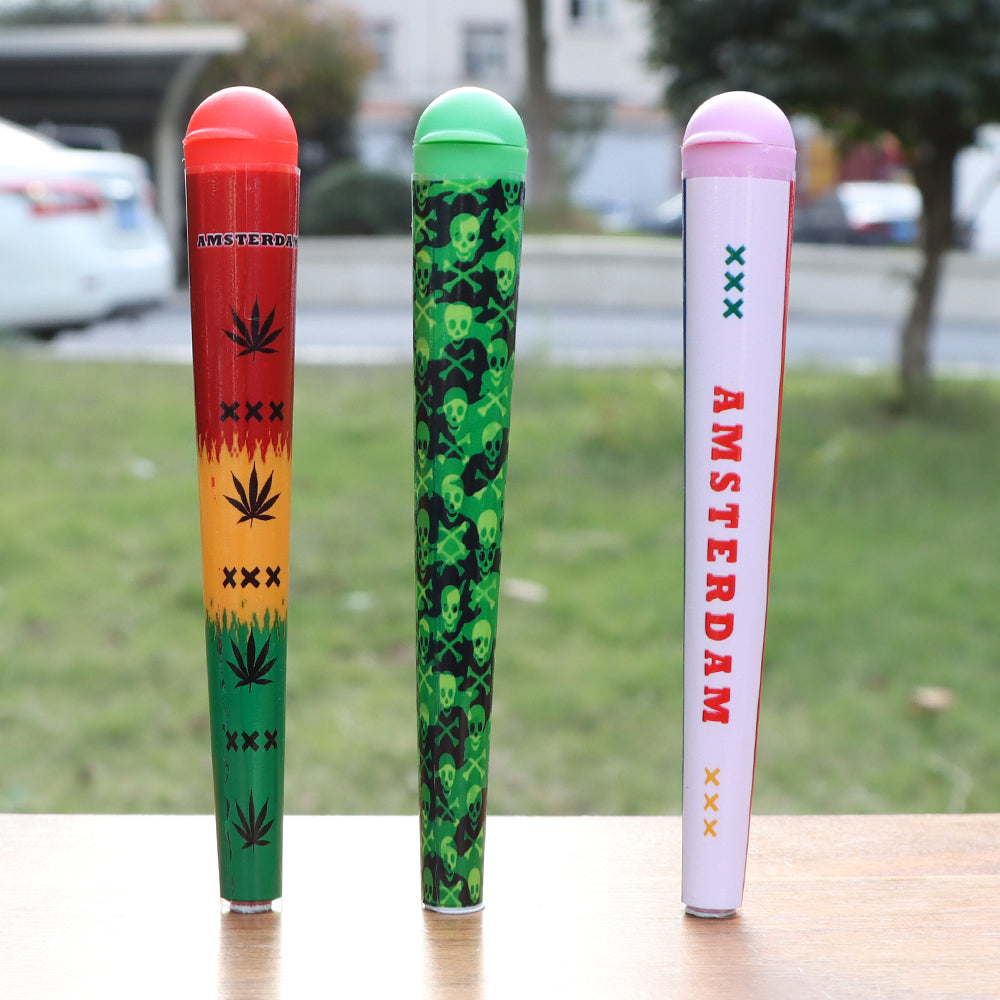 HONEYPUFF 120 mm Plastic Joint Holder, Smell Proof Cigarette Holder, 48 PCS / Box
