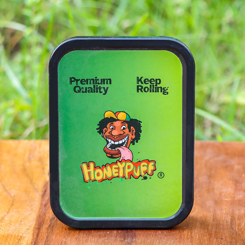 HONEYPUFF Smoking Storage Box, Colorful Plastic Cigarette Stash Case, 101 x 59 mm Cigar Storage Box