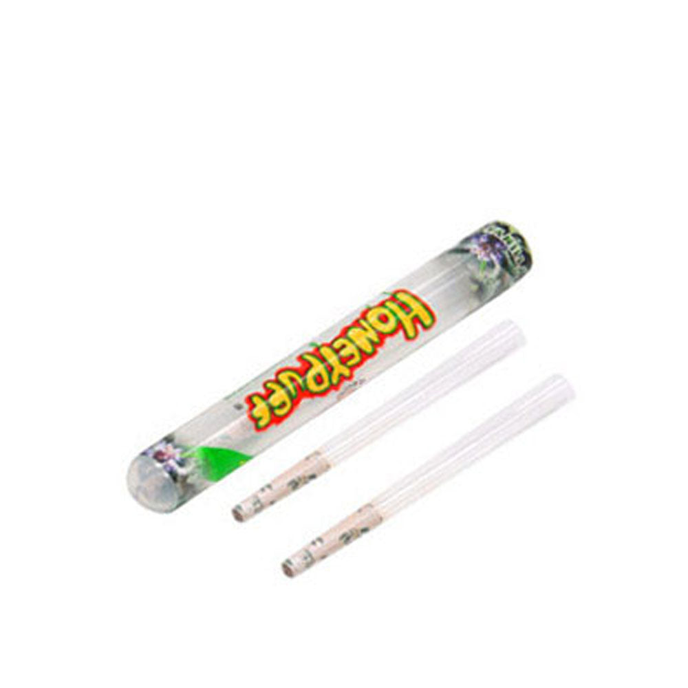 HONEYPUFF Vanilla Flavor Pre Rolled Cones, Clear Rolling Papers, King Size Pre Rolled Rolling Paper with Tips, 2 PCS per Tube