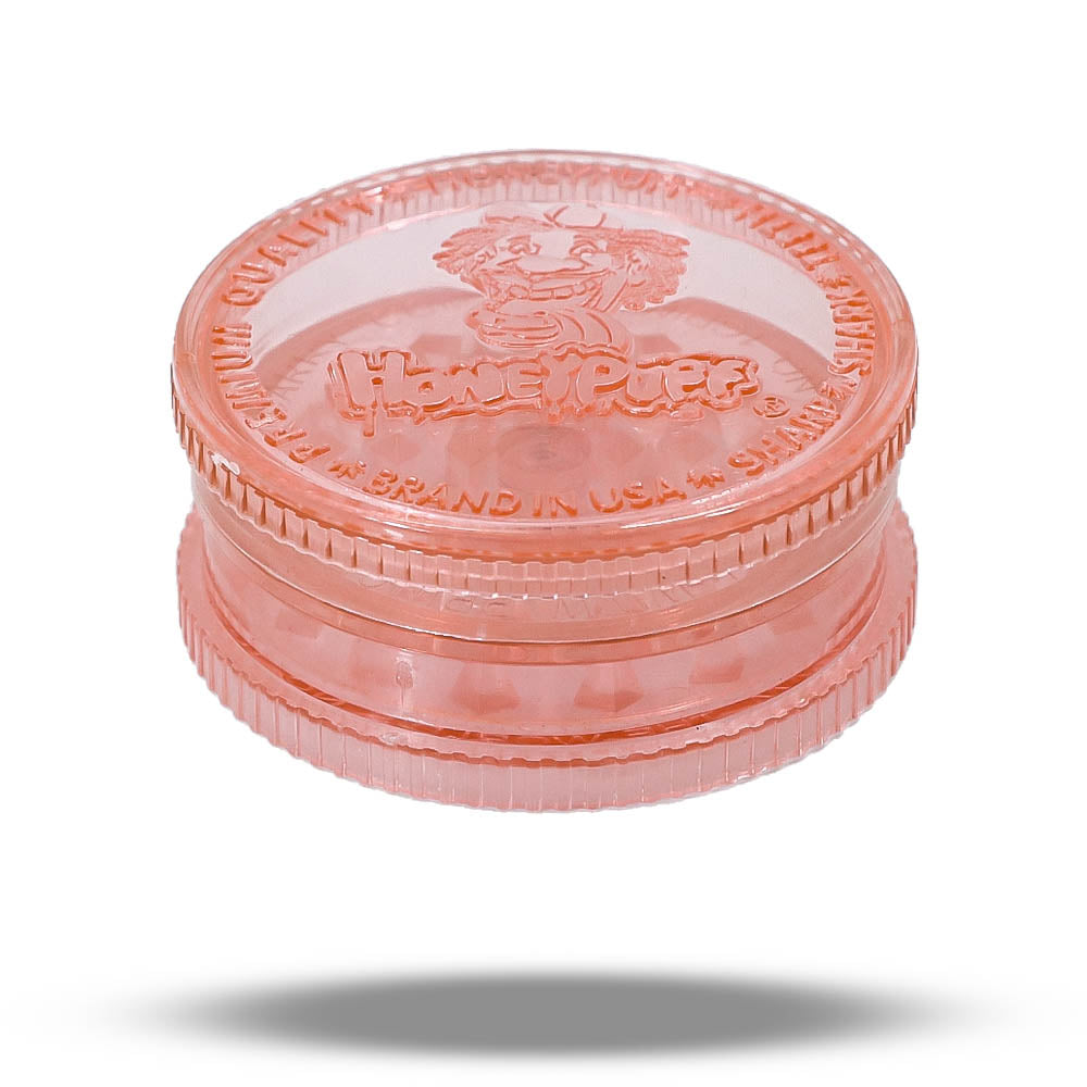 HONEYPUFF Biodegradable Plastic Herb Grinder, 60 mm 2 Lay Tobacco Grinder