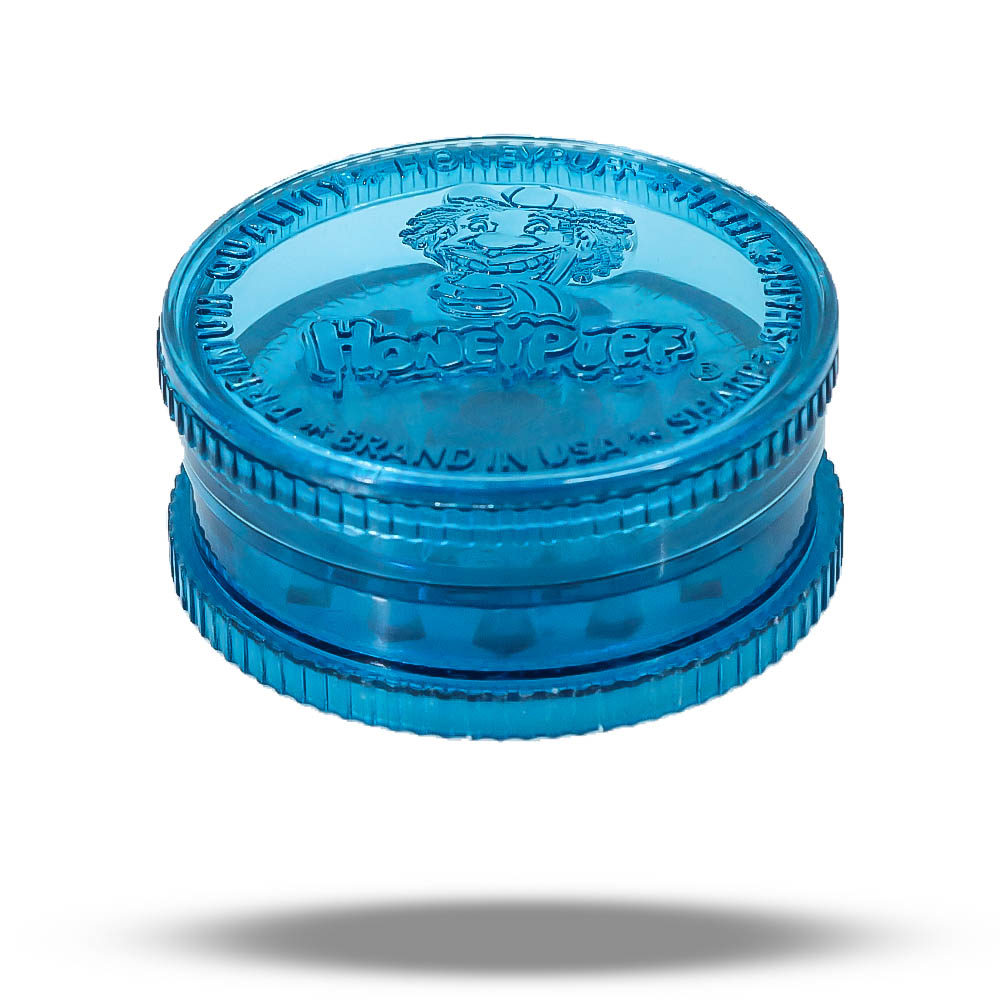 HONEYPUFF Biodegradable Plastic Herb Grinder, 60 mm 2 Lay Tobacco Grinder