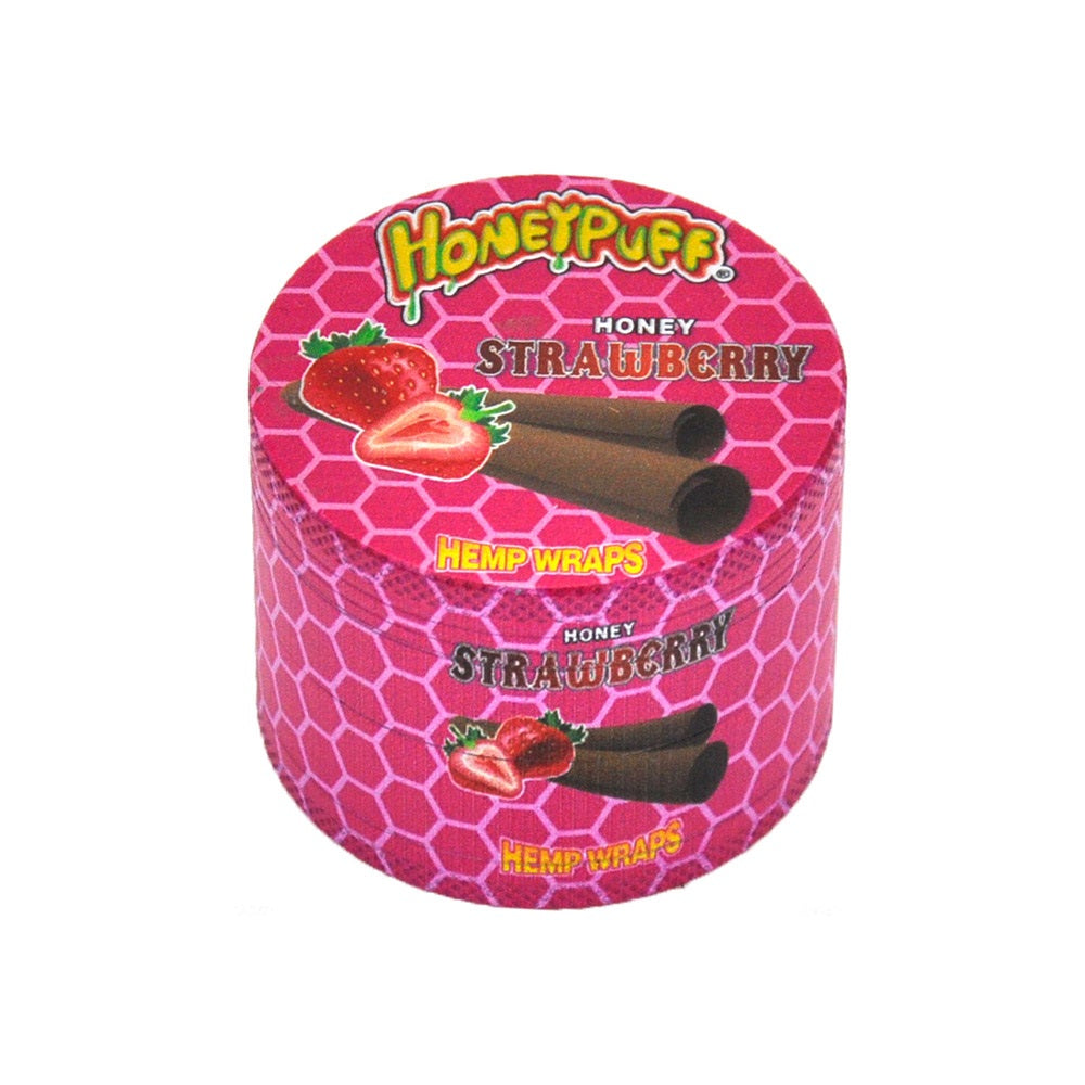 HONEYPUFF 4 Lay Zinc Metal Smoker Grinder, 40 mm Herb Grinder, Easy Clean Herb Grinders