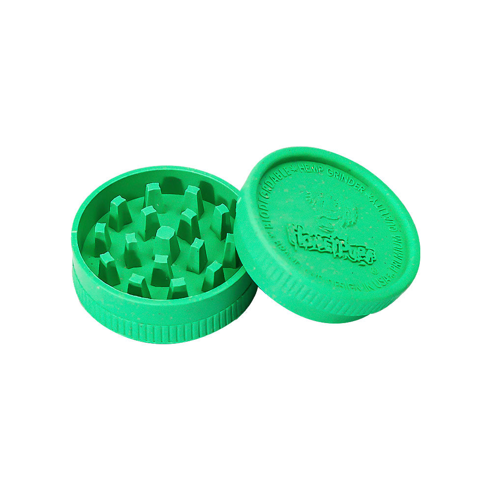 HONEYPUFF Portable Plastic Herb Grinder Kit, 2 Lay Ø 42 Tobacco Grinder, 32 mm Funnel, 91 mm Joint Holder
